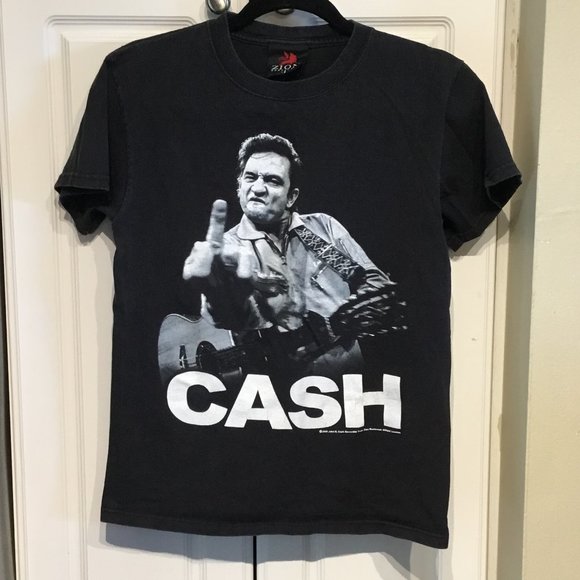 Zion Rootswear Johnny Cash T-Shirt Size Small - Picture 2 of 5